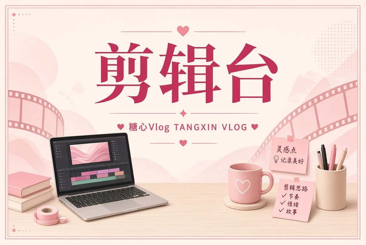 糖心Vlog剪辑台创作步骤